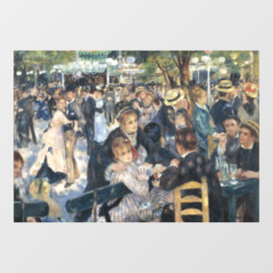 Autocollant Pour Fenêtre Renoir Danse au Moulin de la Galette Vintage