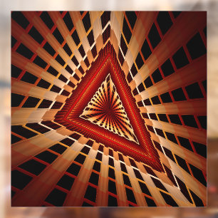 Autocollant Pour Fenêtre Réseau d'Imaginaires 3D Conception graphique fract