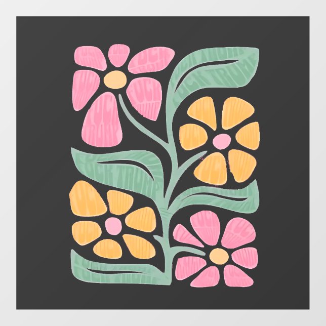 Autocollant Pour Fenêtre RÉSISTER À La Manifestation politique anti-Trump (Feuille)