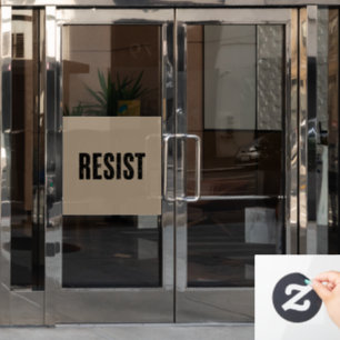 Autocollant Pour Fenêtre Résister à Trump Protestation Trump Anti Politique