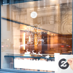 Autocollant Pour Fenêtre Retail de fermeture de fenêtre de Noël