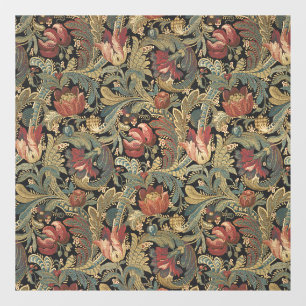 Autocollant Pour Fenêtre Riche brocart de tapisserie florale antique victor
