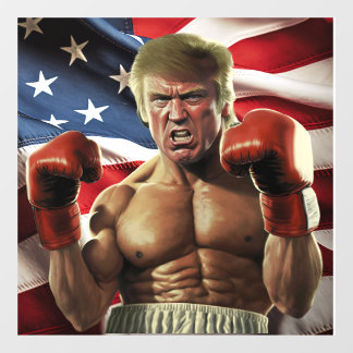 Autocollant Pour Fenêtre Rocky Trump : le champion du peuple de la liberté
