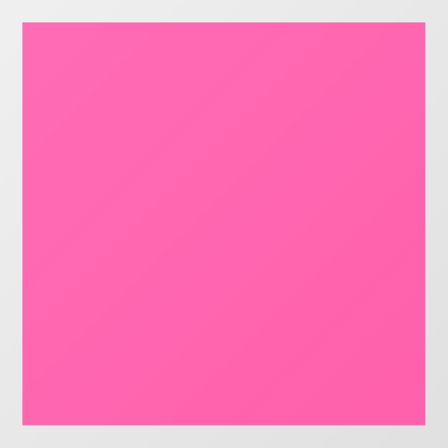 Autocollant Pour Fenêtre Rose brillant (couleur solide) (Feuille)