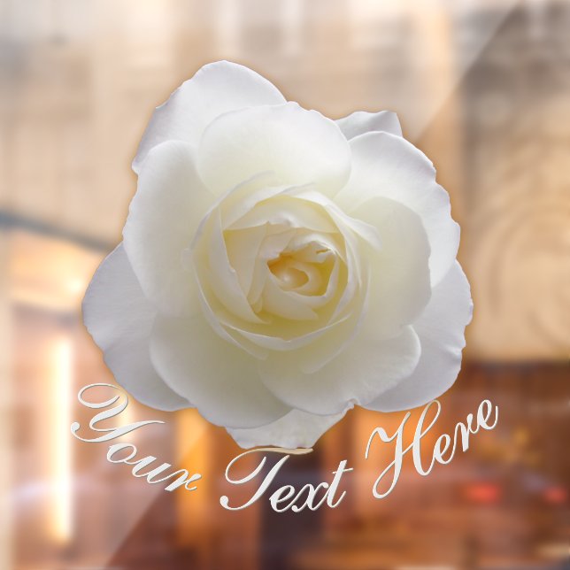 Autocollant Pour Fenêtre Rose Decal Personnalisé Rose Vitre Clou (Feuille 2)