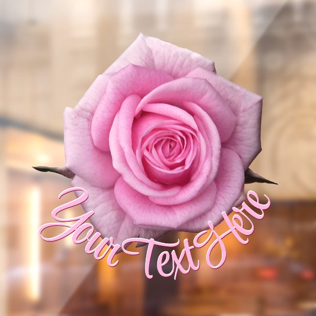 Autocollant Pour Fenêtre Rose Decal Personnalisé Rose Vitre Clou (Feuille 2)
