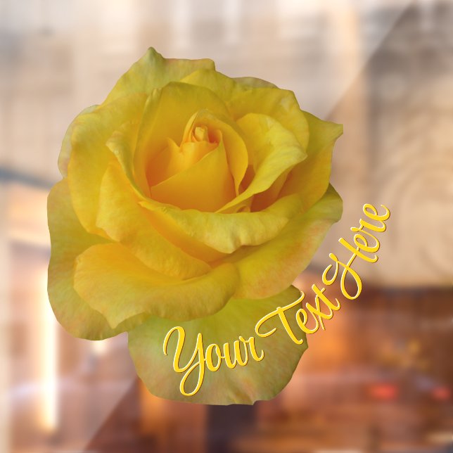 Autocollant Pour Fenêtre Rose Decal Personnalisé Rose Vitre Clou (Feuille 2)