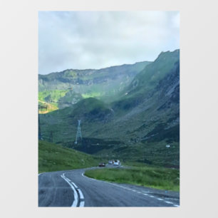 Autocollant Pour Fenêtre Route de Transfagarasan – Impression de la montagn