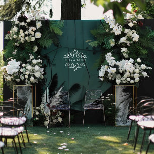 Autocollant Pour Fenêtre Royal, Elégant, Mariage