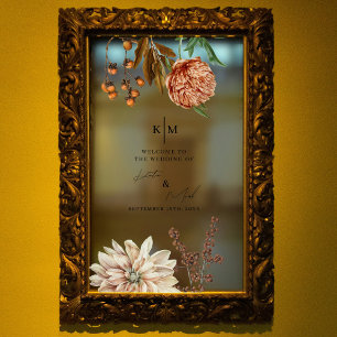 Autocollant Pour Fenêtre Rustic Boho Bienvenue À Notre Décal Mariage