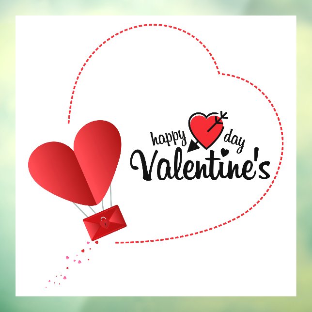 Autocollant Pour Fenêtre Saint Valentin (Feuille 3)