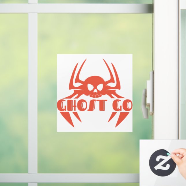 Autocollant Pour Fenêtre Saison Éffrayante de Ghost Go (Maison)