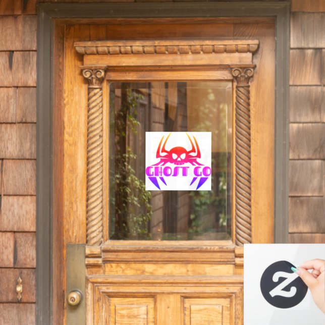 Autocollant Pour Fenêtre Saison Éffrayante de Ghost Go (Porte d'accueil)