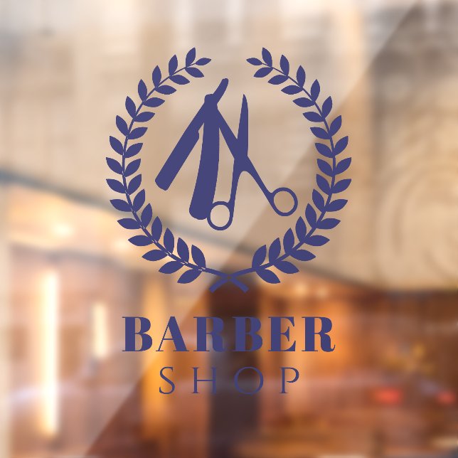 Autocollant Pour Fenêtre Salon pour hommes logo personnalisé simple nom mod (Feuille 2)