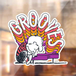 Autocollant Pour Fenêtre Schroeder - Grooves