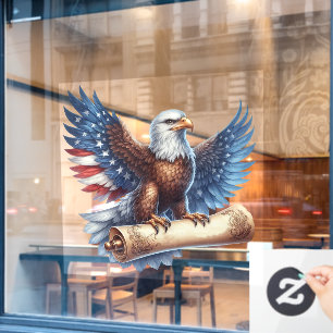 Autocollant Pour Fenêtre Serrure de fenêtre d'aigle patriotique