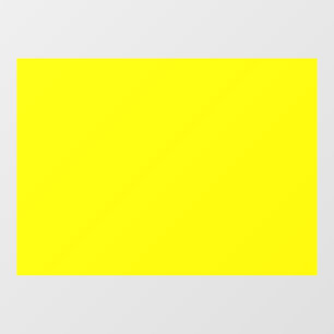 Autocollant Pour Fenêtre simple couleur solide minimale personnalisée