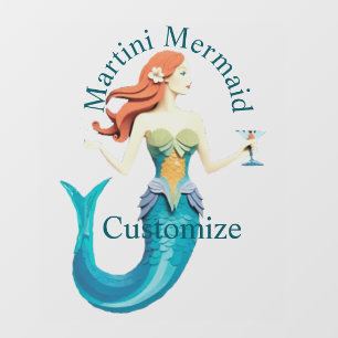 Autocollant Pour Fenêtre Sirène de Martini Thunder_Cove