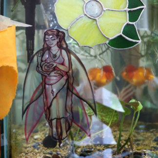 Autocollant Pour Fenêtre Snail Love mignonne déesse fée escargots rouge trè