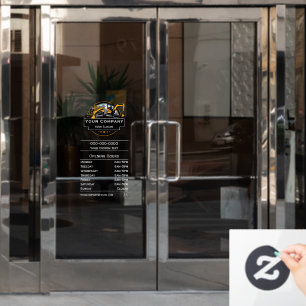 Autocollant Pour Fenêtre Société de construction d'équipement lourd profess