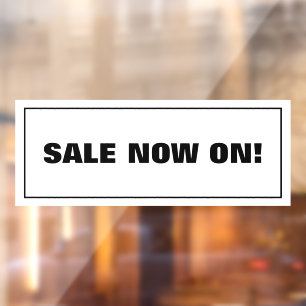 Autocollant Pour Fenêtre Soldes Maintenant