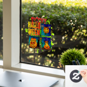 Autocollant Pour Fenêtre Spooky Halloween