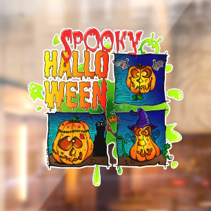 Autocollant Pour Fenêtre Spooky Halloween