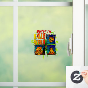 Autocollant Pour Fenêtre Spooky Halloween