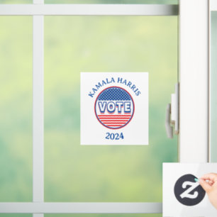 Autocollant Pour Fenêtre Stars and Stripes Vote USA - Election