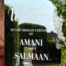 Sticker du Mariage islamique musulman Nikkah