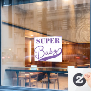 Autocollant Pour Fenêtre Super bébé