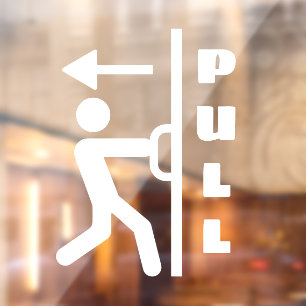 Autocollant Pour Fenêtre Symbole d'accrochage de la fenêtre de porte en ver