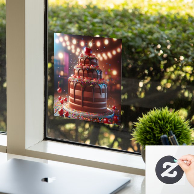 Autocollant Pour Fenêtre Symphonie de douceur (Bureau)