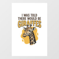 T-shirt à motif de girafe drôle gravure vintage_1