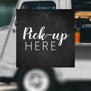 Autocollant Pour Fenêtre Tableau noir et blanc Prise en charge du restaur