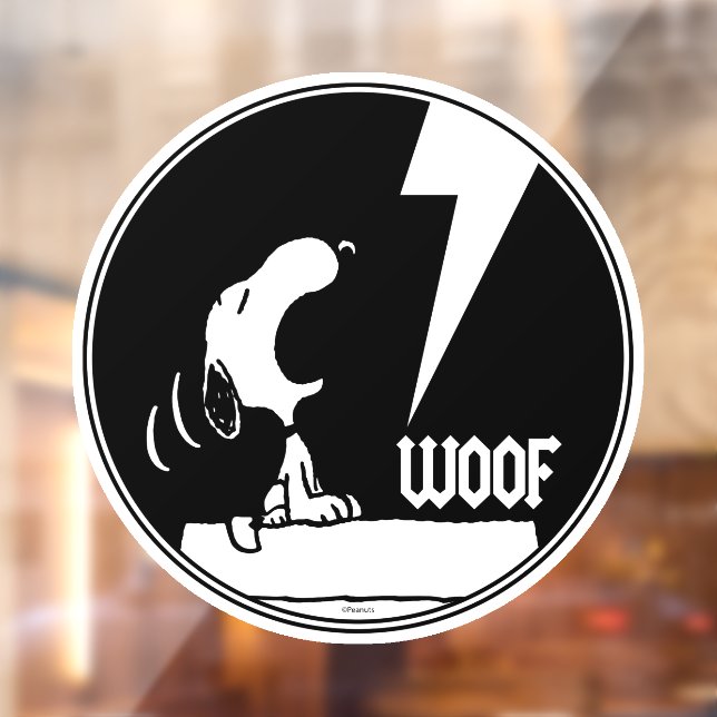 Autocollant Pour Fenêtre Tee - shirt | Snoopy Howling (Feuille 2)