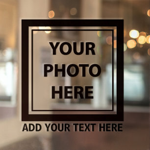 Autocollant Pour Fenêtre Télécharger l'image et la photo & Ajouter du texte