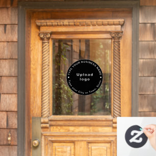 Autocollant Pour Fenêtre Textes circulaires des marques commerciales sur no