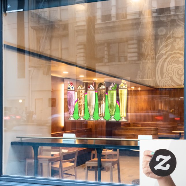 Autocollant Pour Fenêtre Thème de crème glacée - So Yummy! (Fenêtre de café)