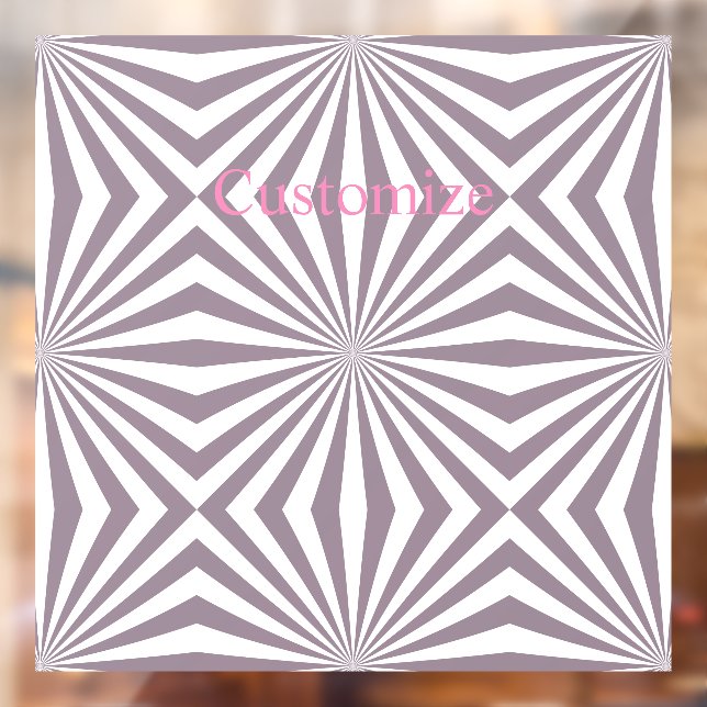 Autocollant Pour Fenêtre Thunder_Cove de Starburst Abstrait (Feuille 2)