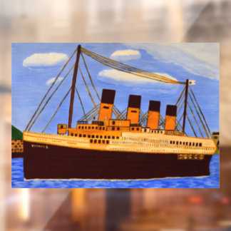 Autocollant Pour Fenêtre Titanic Window Cling 
