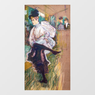 Autocollant Pour Fenêtre Toulouse-Lautrec - Jane Avril Dancing