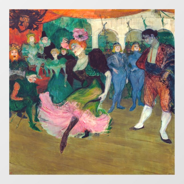 Autocollant Pour Fenêtre Toulouse-Lautrec - Marcelle Lender, Danse Bolero (Feuille)