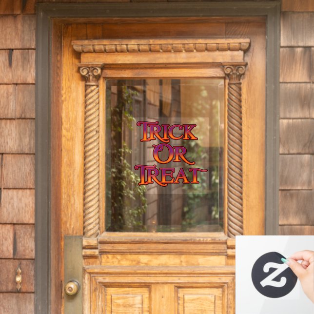 Autocollant Pour Fenêtre Tricoter ou traiter (Porte d'accueil)