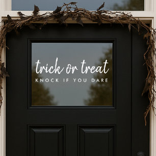 Autocollant Pour Fenêtre Tricoter ou traiter Porte d'Halloween moderne