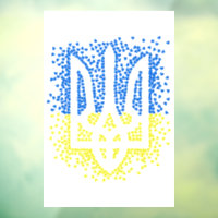 Trident de l'emblème ukrainien tryzub dispersant l