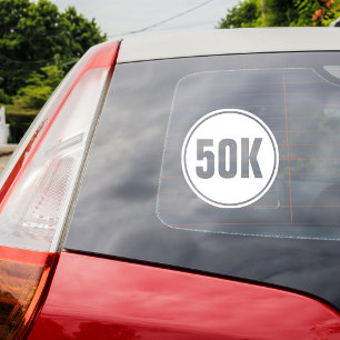 Autocollant Pour Fenêtre Ultra Marathon Open pour 50k coureurs