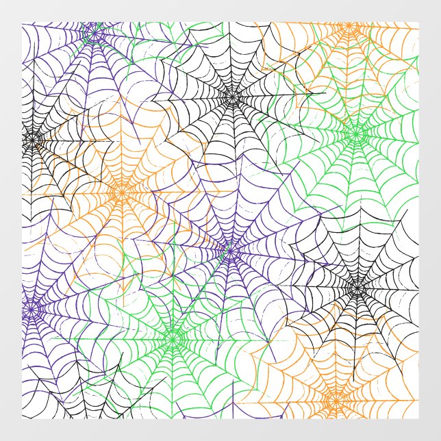Autocollant Pour Fenêtre Un simple Motif Web d'Halloween Spider (Feuille)