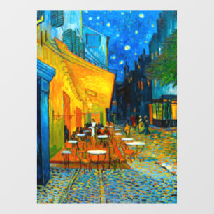 Autocollant Pour Fenêtre Van Gogh Café Terrace at Night