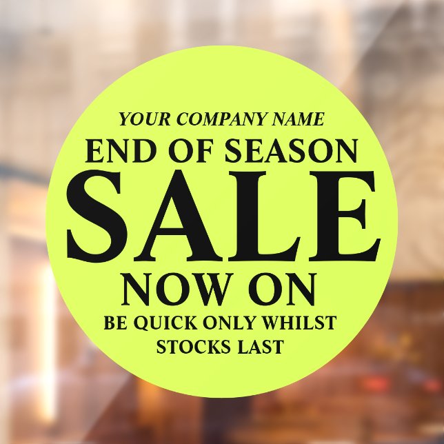 Autocollant Pour Fenêtre Vente au détail magasin magasin entreprise signe v (Feuille 2)